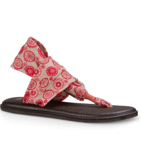 Sanuk Shoes - COPY - Sanuk Yoga Sling Bicycle Print Sandals